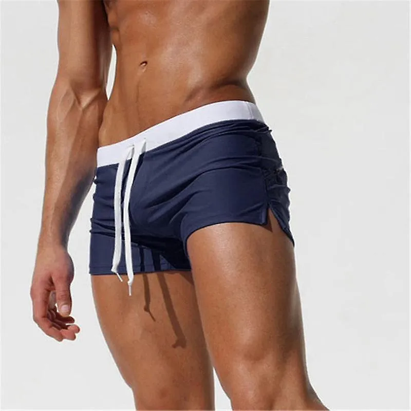 2023 New Swimwear Men Sexy Swimming Trunks Sunga Hot Swimsuit Mens Swim Briefs Beach Shorts Maillot De Bain Boxer Surf Shorts