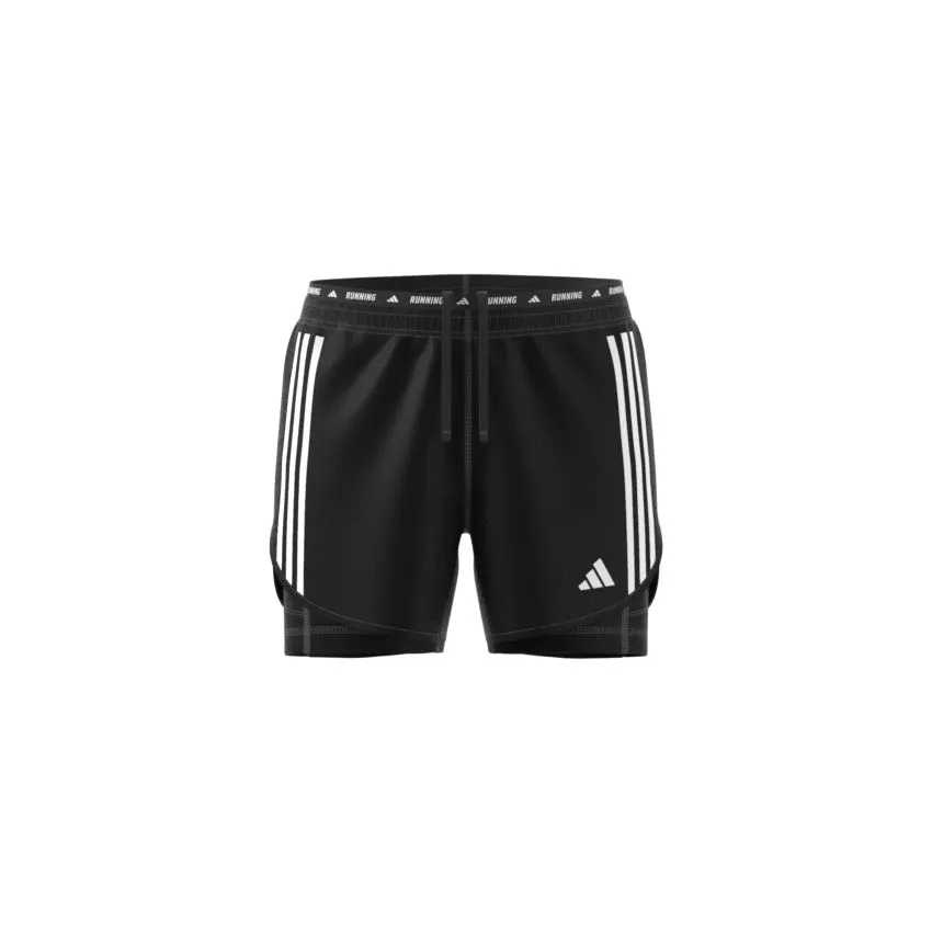 adidas Hombre Shorts Own The Run 3S 2in1 Shorts Negro 