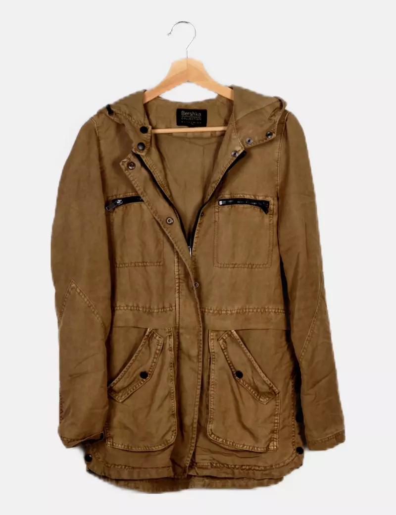 Bershka Parka fina camel