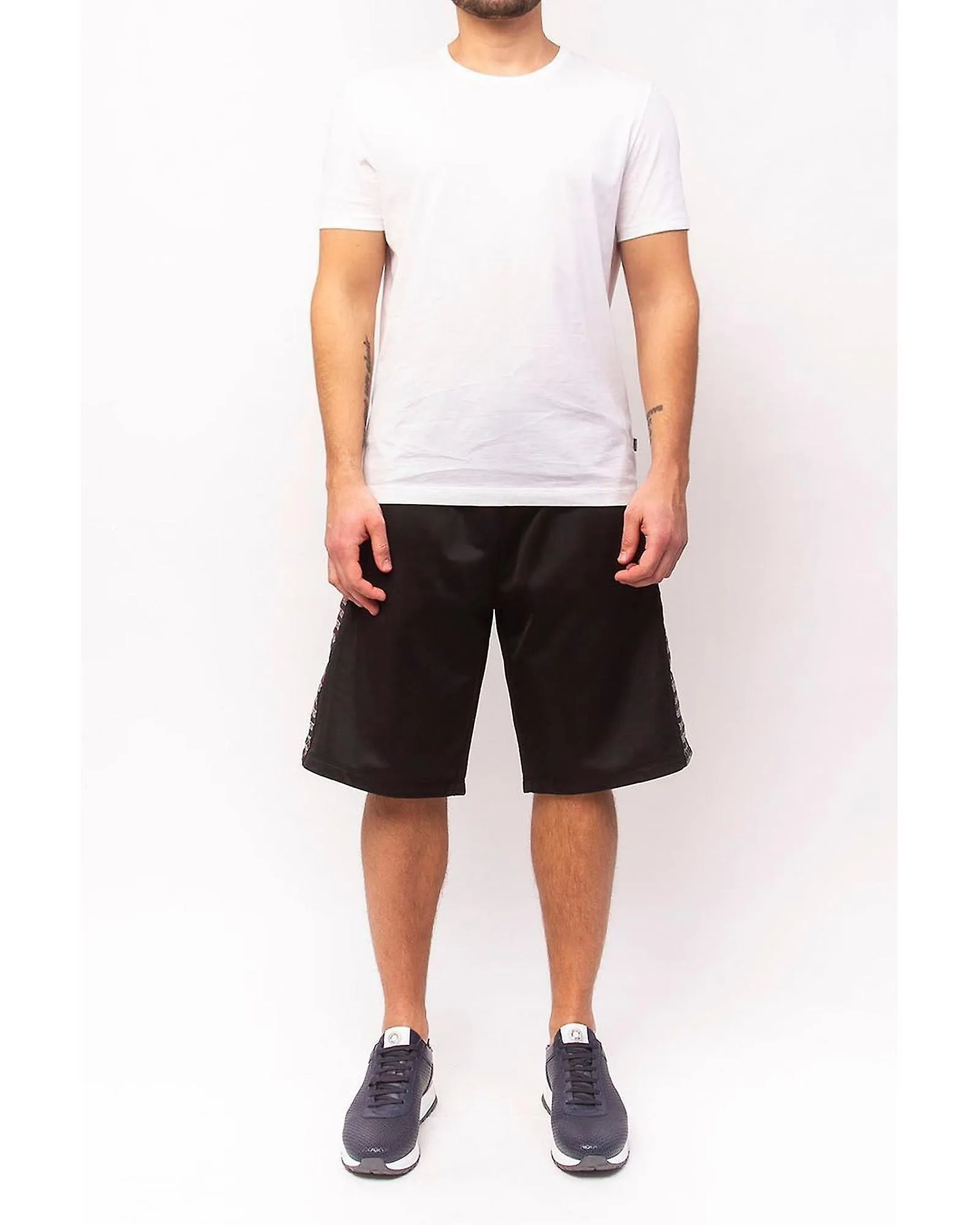 Bikkembergs Luxury Sportswear Bermuda Shorts with Zip Pockets