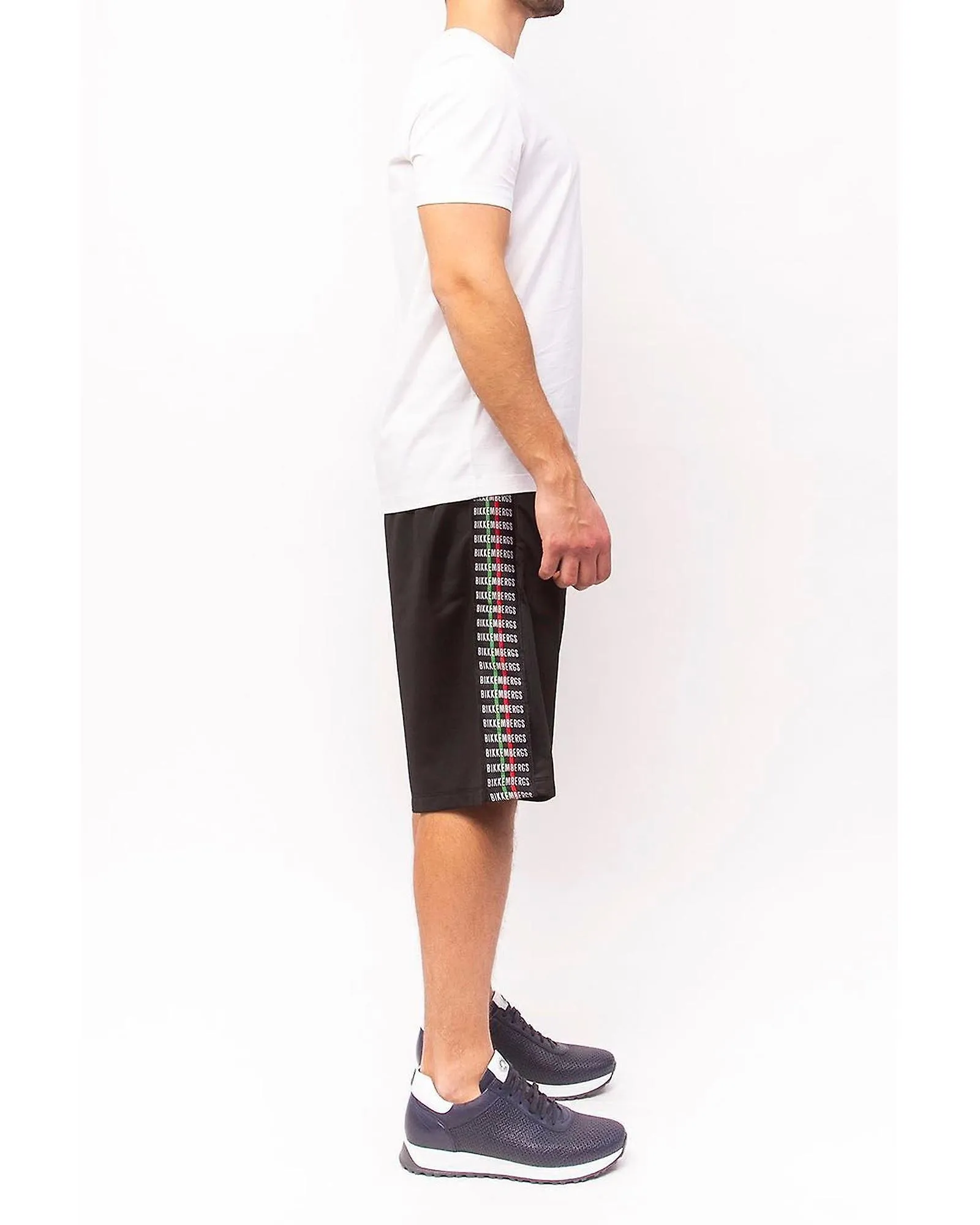 Bikkembergs Luxury Sportswear Bermuda Shorts with Zip Pockets