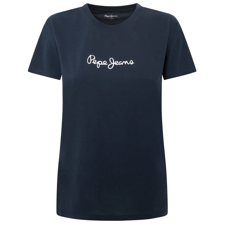 CAMISETA FIT REGULAR LOGO ESTAMPADO MUJER PEPE JEANS