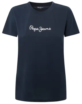 CAMISETA FIT REGULAR LOGO ESTAMPADO MUJER PEPE JEANS