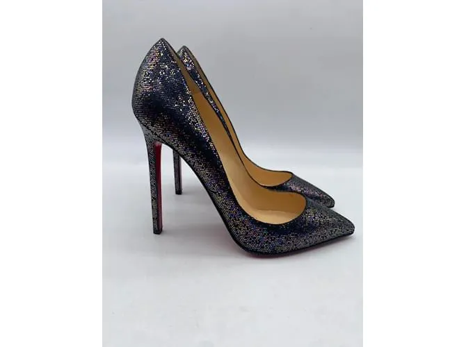 CHRISTIAN LOUBOUTIN Tacones T.UE 38 Resplandecer Multicolor 