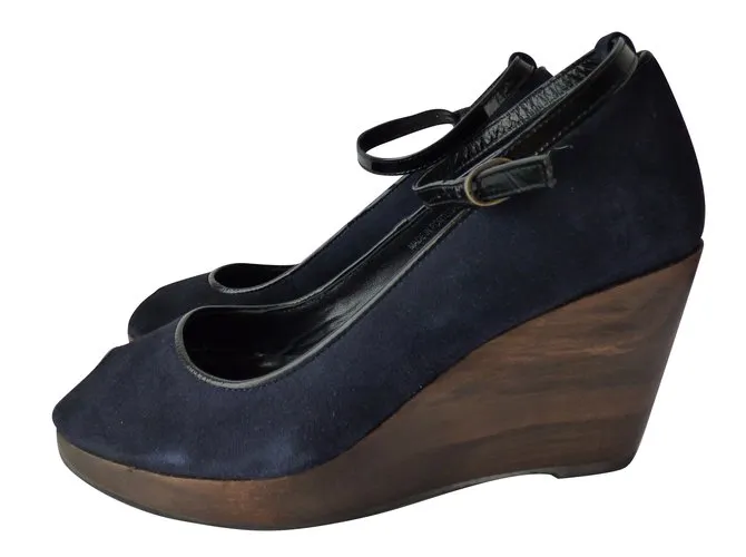 Comptoir Des Cotonniers Tacones Negro Marrón oscuro Azul marino 