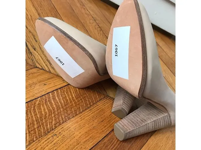 Céline Tacones CELINE T.UE 37 cuero Beige 