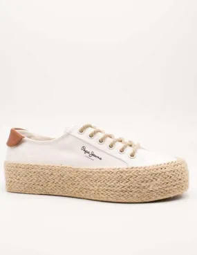 Deportivo Pepe Jeans PLS10412-801 White de Mujer