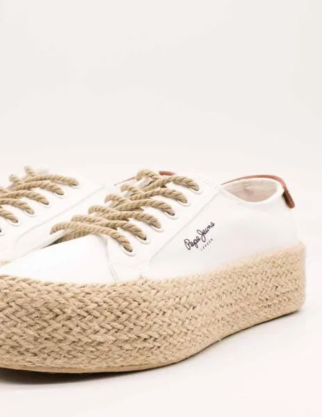 Deportivo Pepe Jeans PLS10412-801 White de Mujer