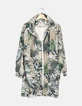 Derhy Parka estampado tropical