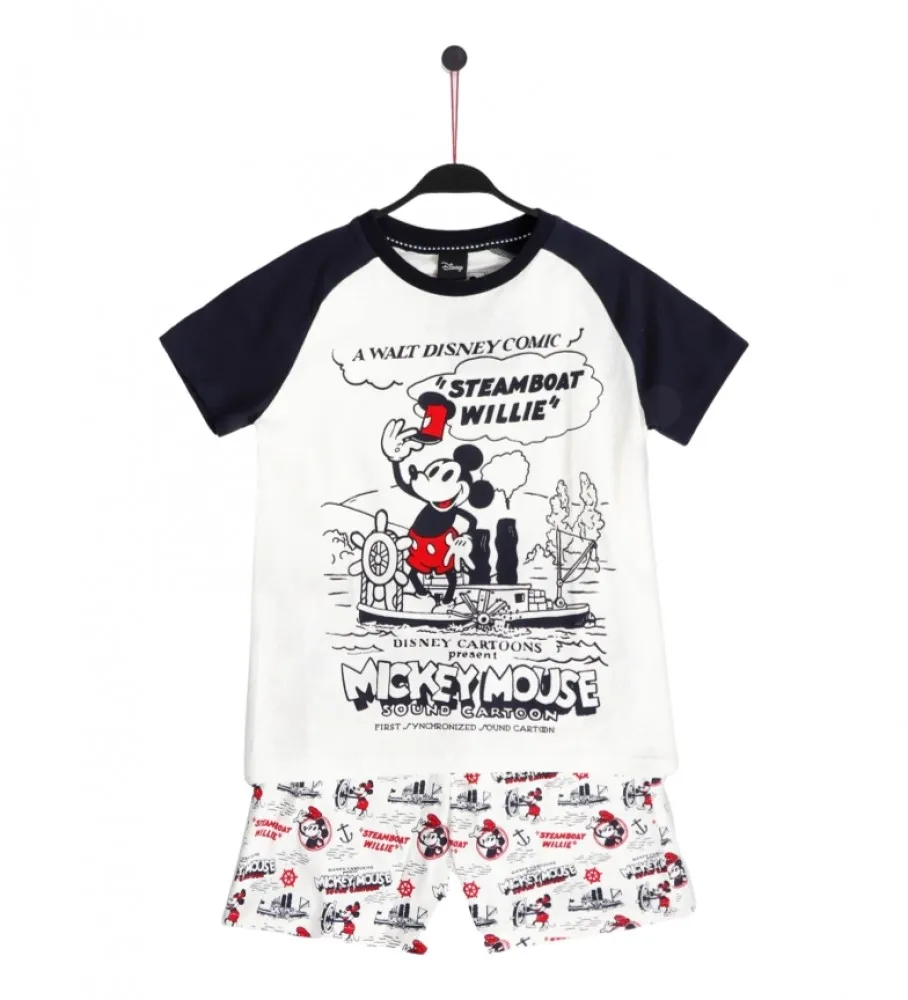 DISNEY PIJAMA MANGA CORTA STEAMBOAT WILLIE  