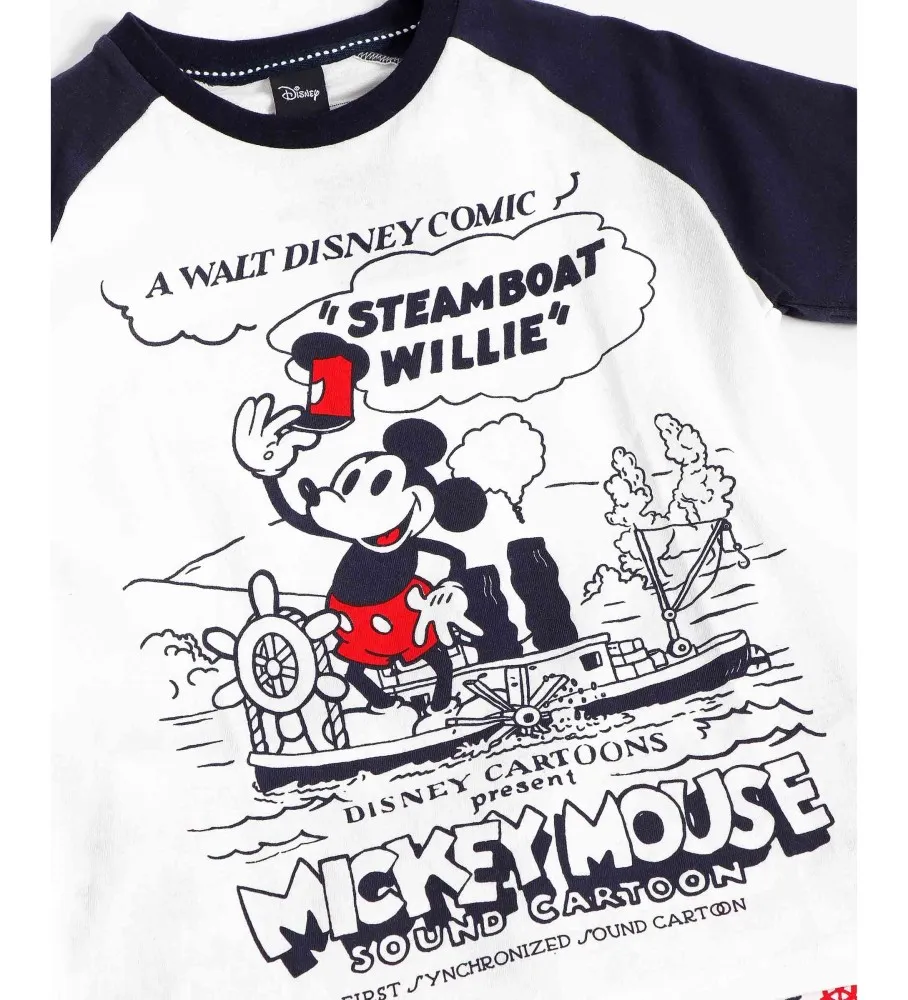 DISNEY PIJAMA MANGA CORTA STEAMBOAT WILLIE  