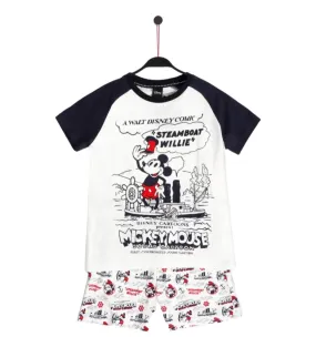 DISNEY PIJAMA MANGA CORTA STEAMBOAT WILLIE  