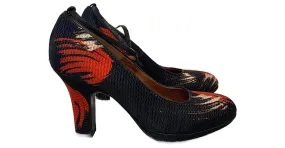 DRIES VAN NOTEN Tacones T.UE 38 paño Negro 