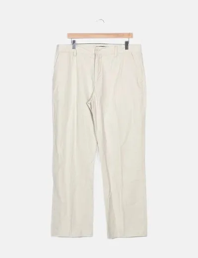 Easy Wear Pantalón recto beige