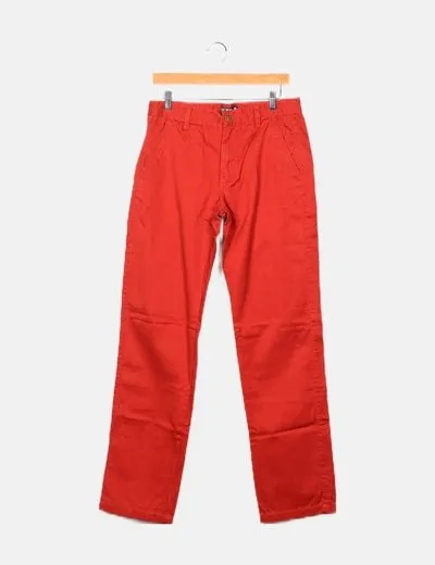 Easy Wear Pantalón rojo chinos