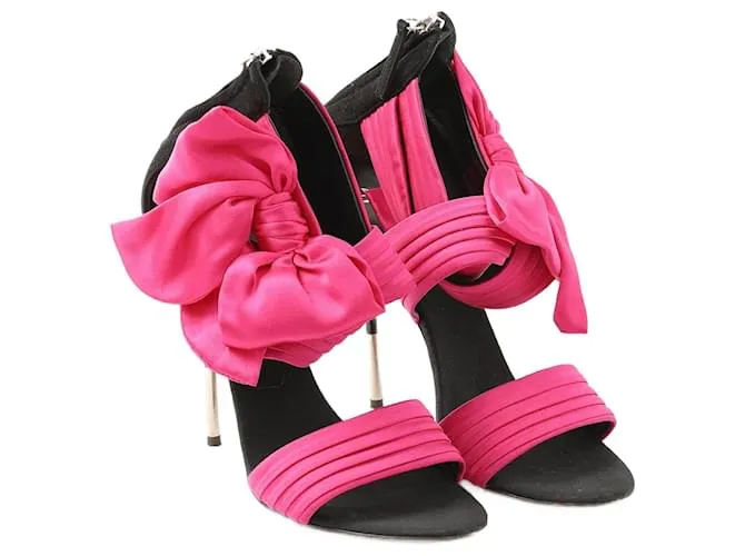 GIUSEPPE ZANOTTI Tacones UE 39 paño Rosa 