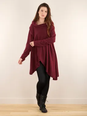 Jersey poncho Inika, Burdeos