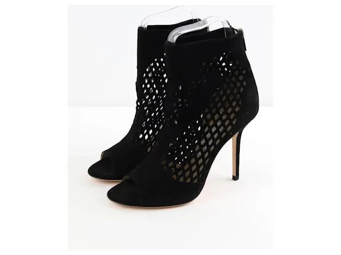 Jimmy Choo Tacones de cuero Negro 