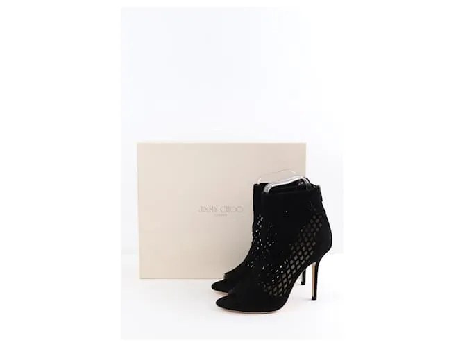 Jimmy Choo Tacones de cuero Negro 