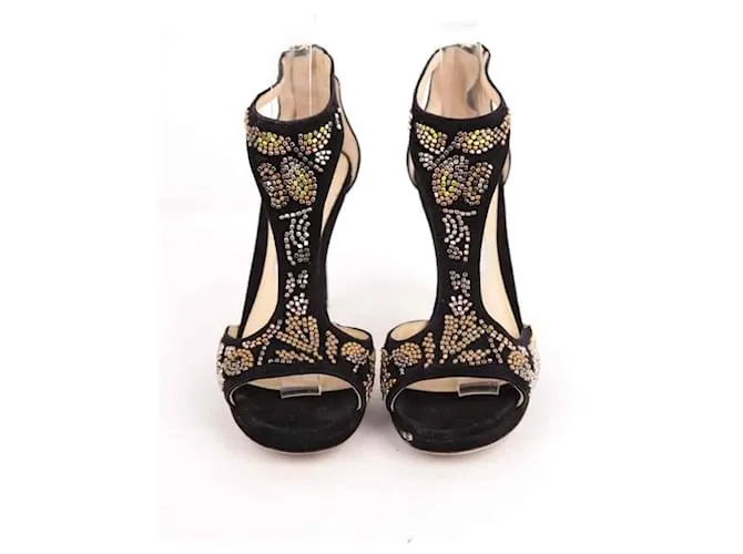 Jimmy Choo Tacones de gamuza Negro 