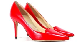 JIMMY CHOO Tacones T.UE 34.5 Cuero Roja 