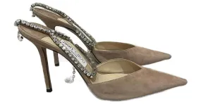 JIMMY CHOO Tacones T.UE 40.5 ante Beige 