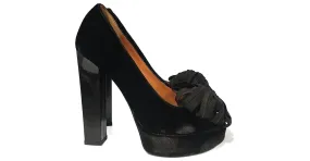 LANVIN Tacones T.UE 36 terciopelo Negro 