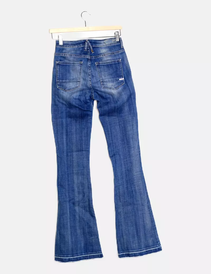 Le temps des perises Jeans denim azul campana