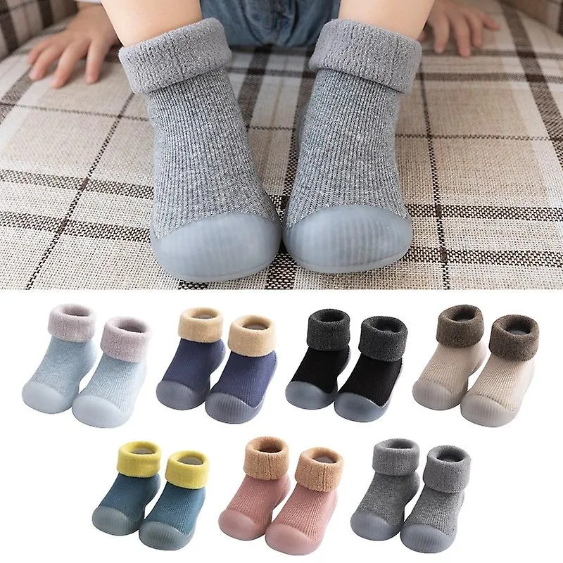 New thickened children socks shoes winter super warm baby toddler boots boys girls Sneakers newborn indoor shoes floor shoes sho