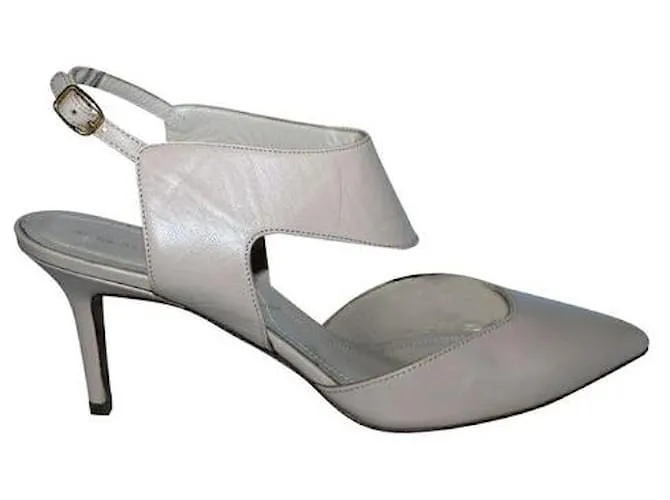 NICHOLAS KIRKWOOD Tacones destalonados en beige 