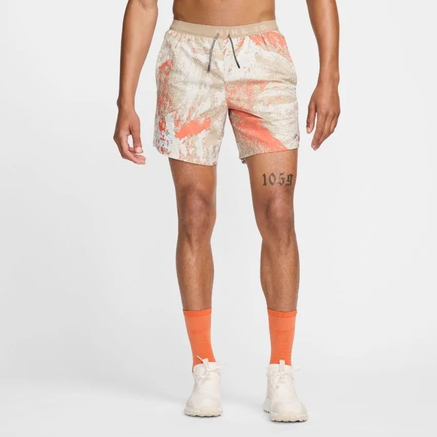 Nike Hombre Shorts Dri-FIT Trail Stride MB 7in Shorts Marrón 