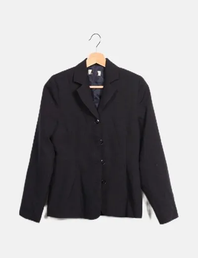 NoName Blazer negra básica