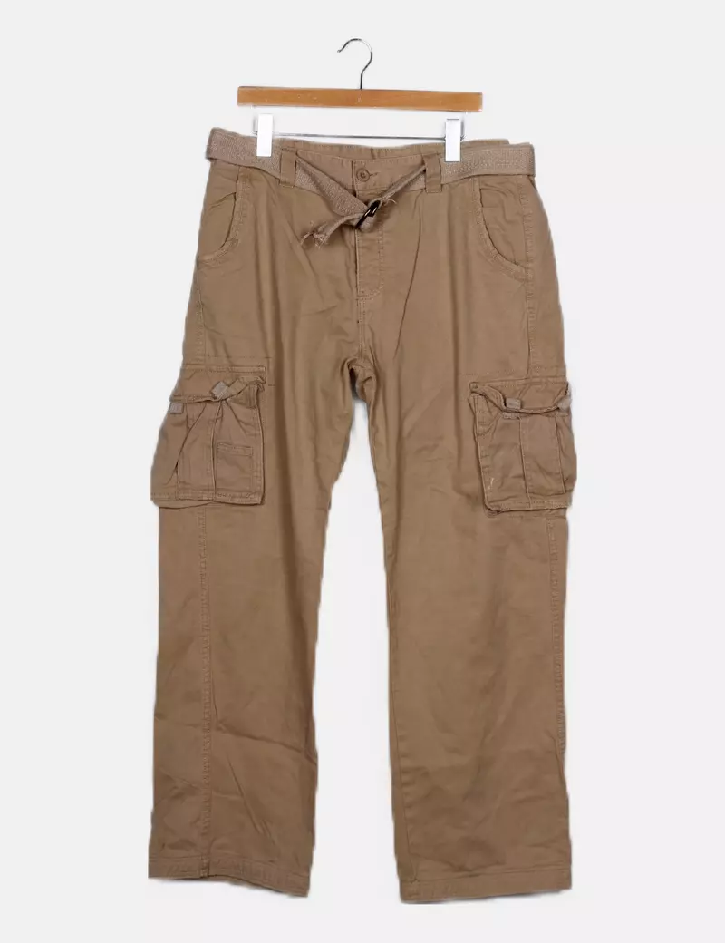 NoName Pantalón cargo beige