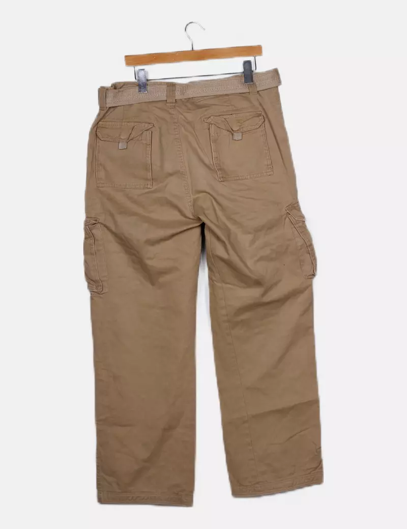 NoName Pantalón cargo beige