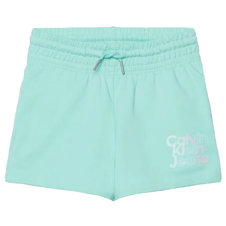 PANTALÓN CORTO NIÑA  CK GRADIENT HERO LOGO SHORTS