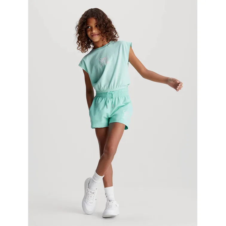 PANTALÓN CORTO NIÑA  CK GRADIENT HERO LOGO SHORTS