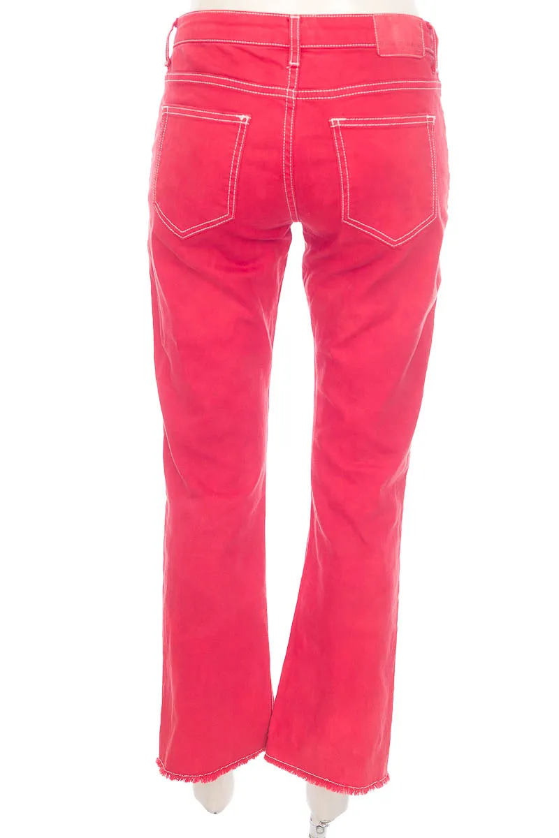 Pantalón color Rojo - Zara