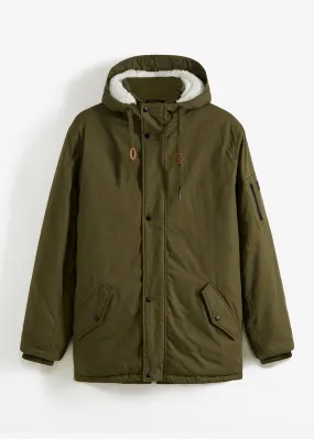 Parka Verde oliva oscuro