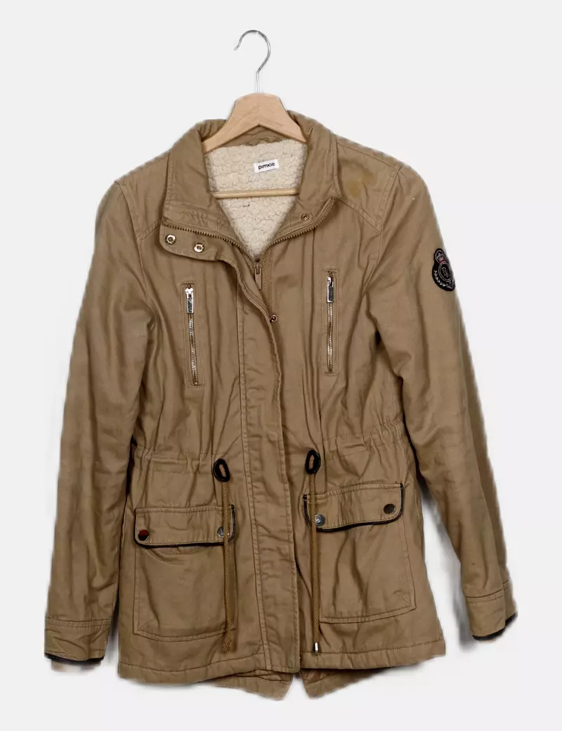 Pimkie Parka beige básica