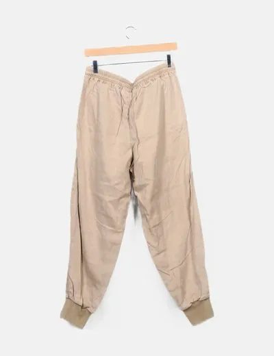 Please Pantalón cargo beige