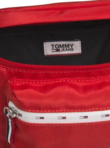 riñonera tommy jeans cool city rojo hombre y mujer