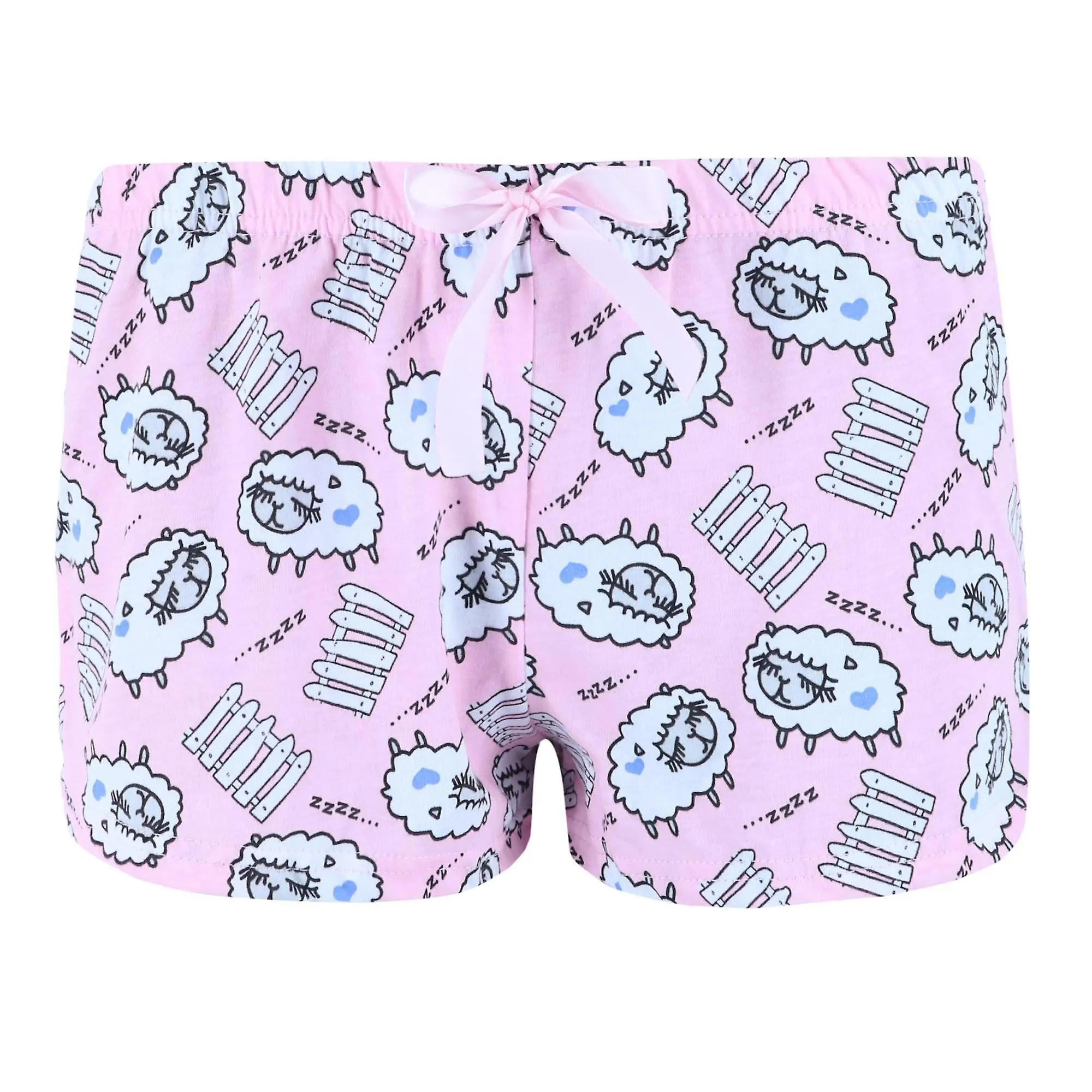 Roll Outta Bed  Novelty Print Sleep Shorts (Women)