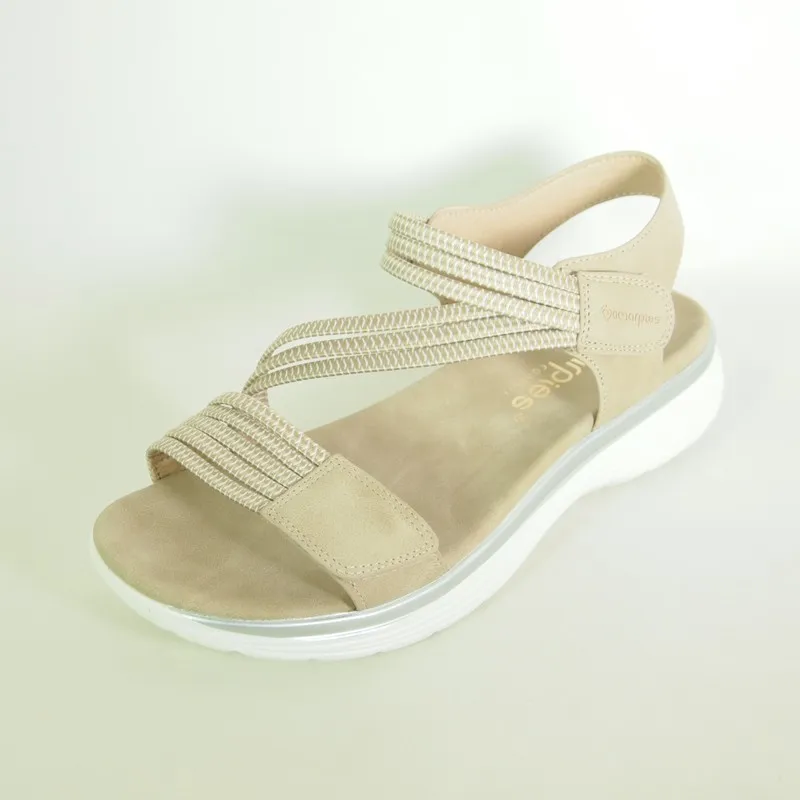 Sandalias Amarpies ABZ26591 Beige