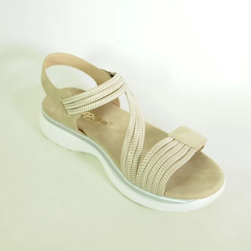 Sandalias Amarpies ABZ26591 Beige