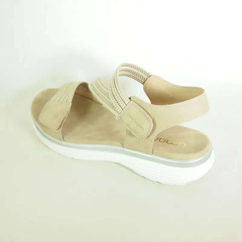 Sandalias Amarpies ABZ26591 Beige