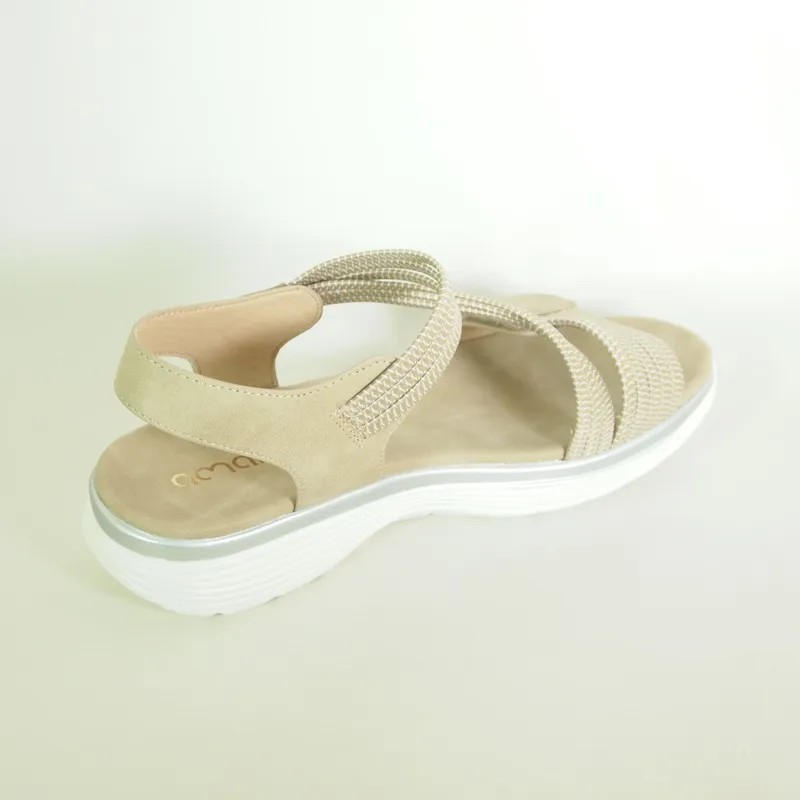 Sandalias Amarpies ABZ26591 Beige