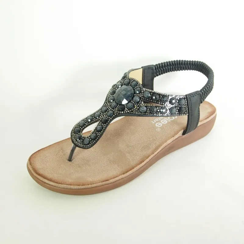 Sandalias Amarpies ABZ26667 Negro