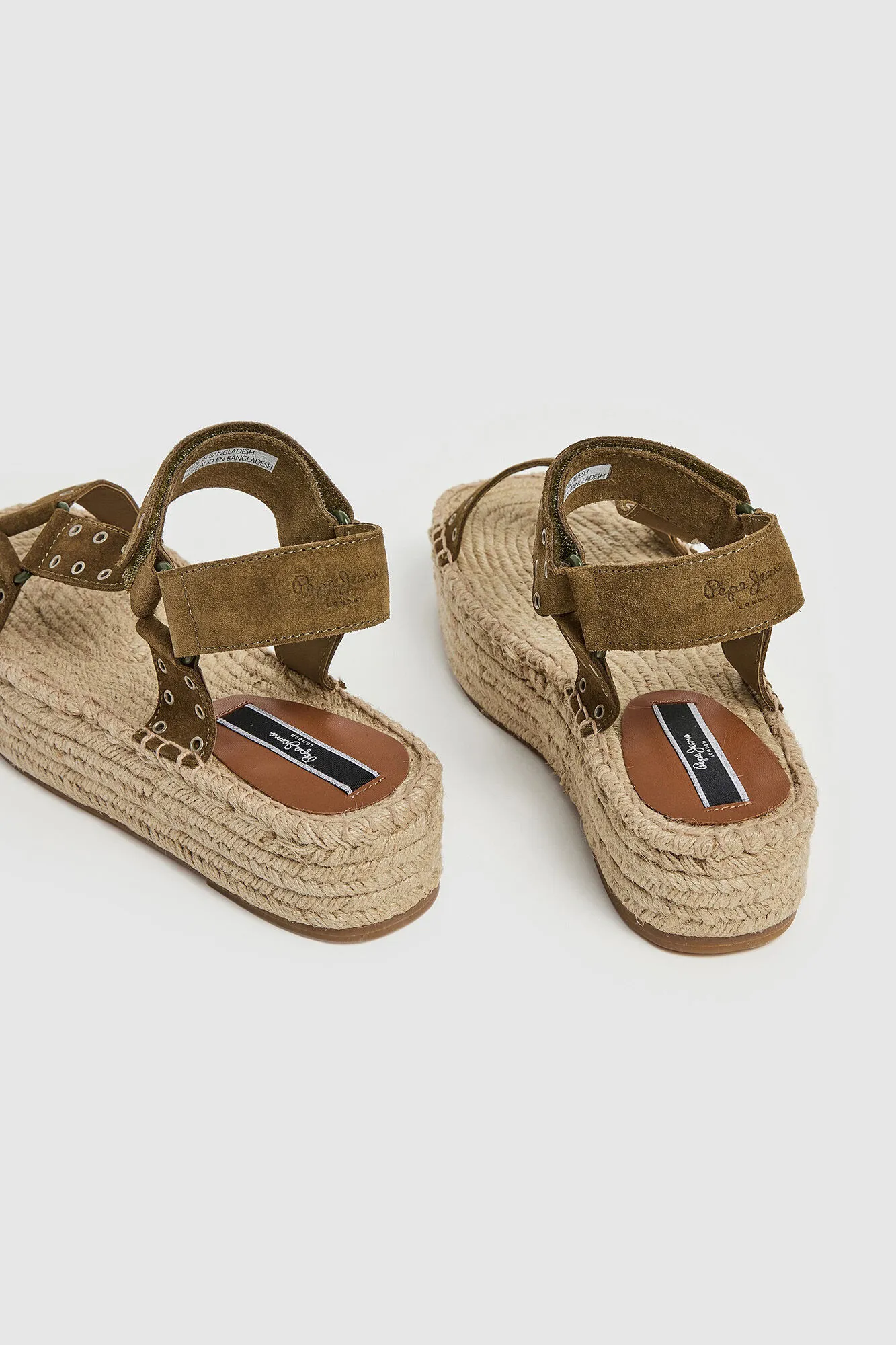 Sandalias De Cuña En Ante | Pepe Jeans