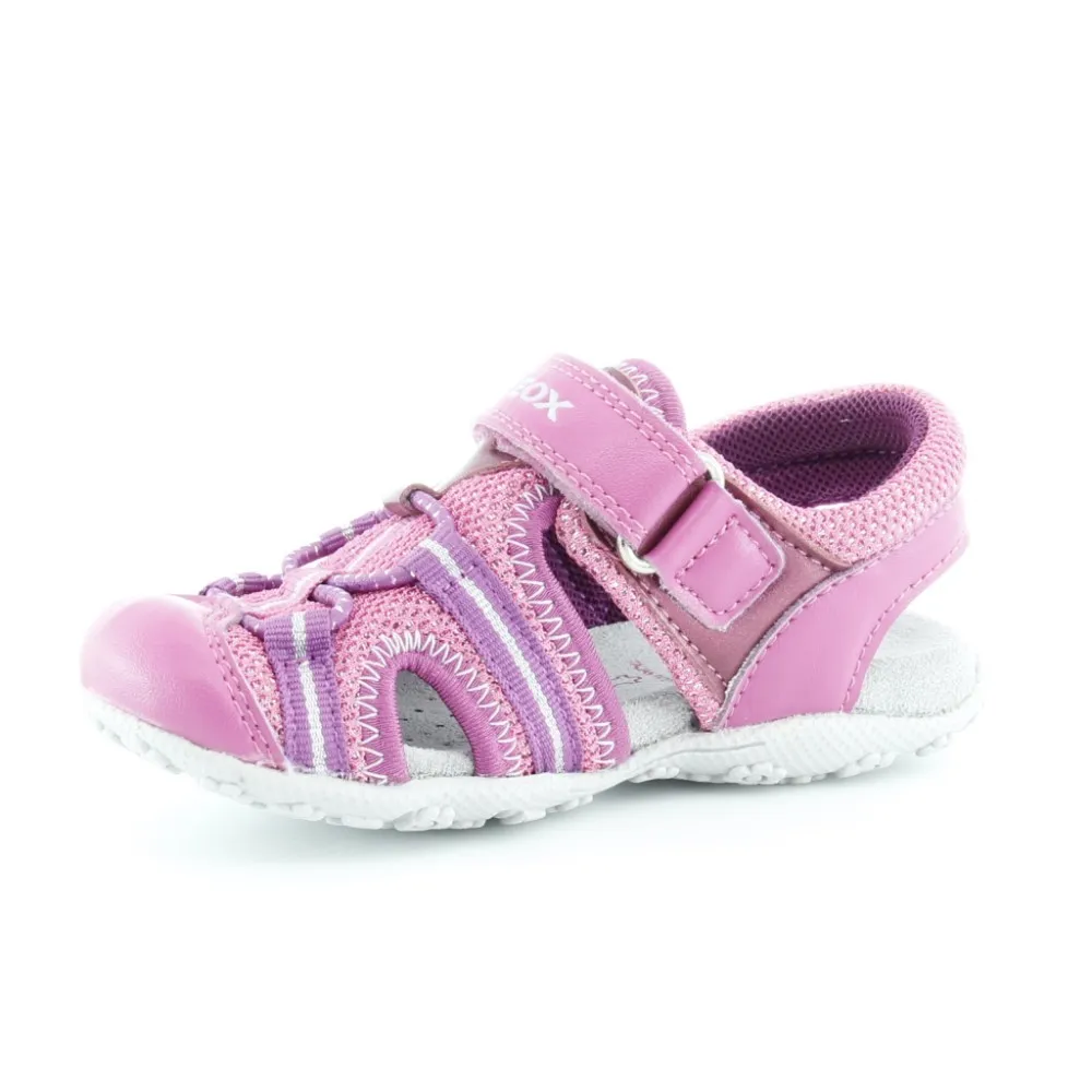 Sandalias de niña Geox Roxanne Fucsia-Rosa