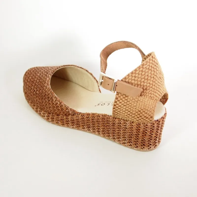 Sandalias Pitillos 5569 Marrón Cuero